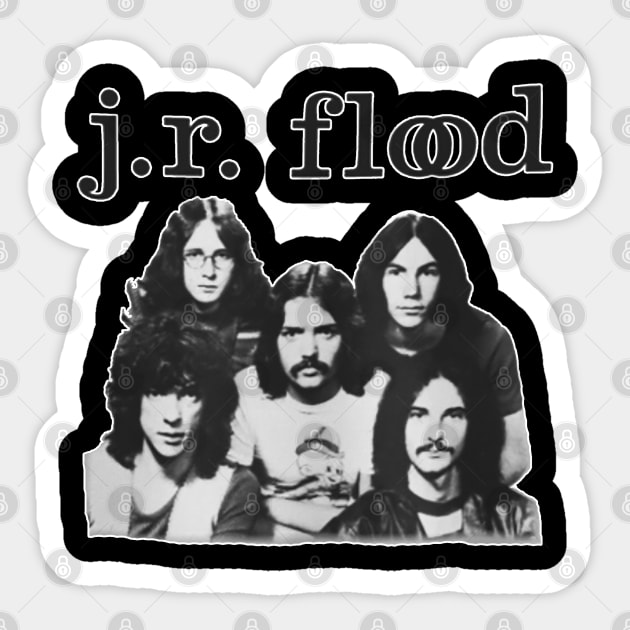 J.R. Flood - Neil Peart Sticker by RetroZest